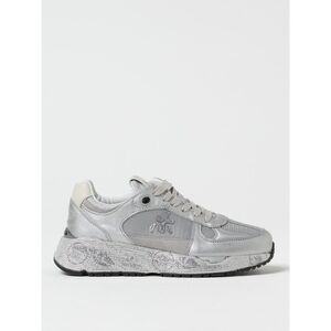 Premiata Women Premiata Mased Suede And Mesh Sneakers
